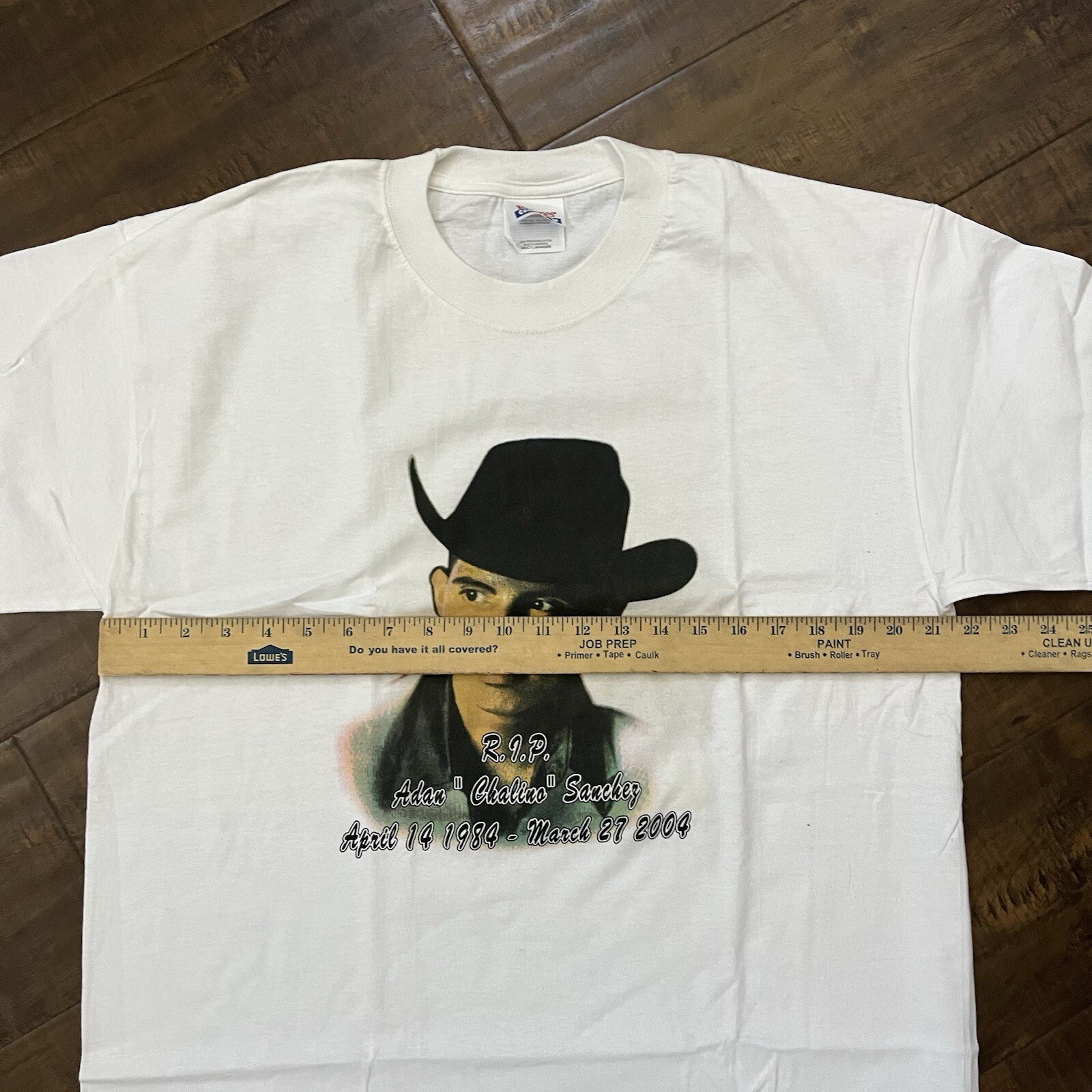 Vtg Adan Chalino Sanchez T Shirt Mens Large Mexican Chicano Corridos Banda Narco gallery
