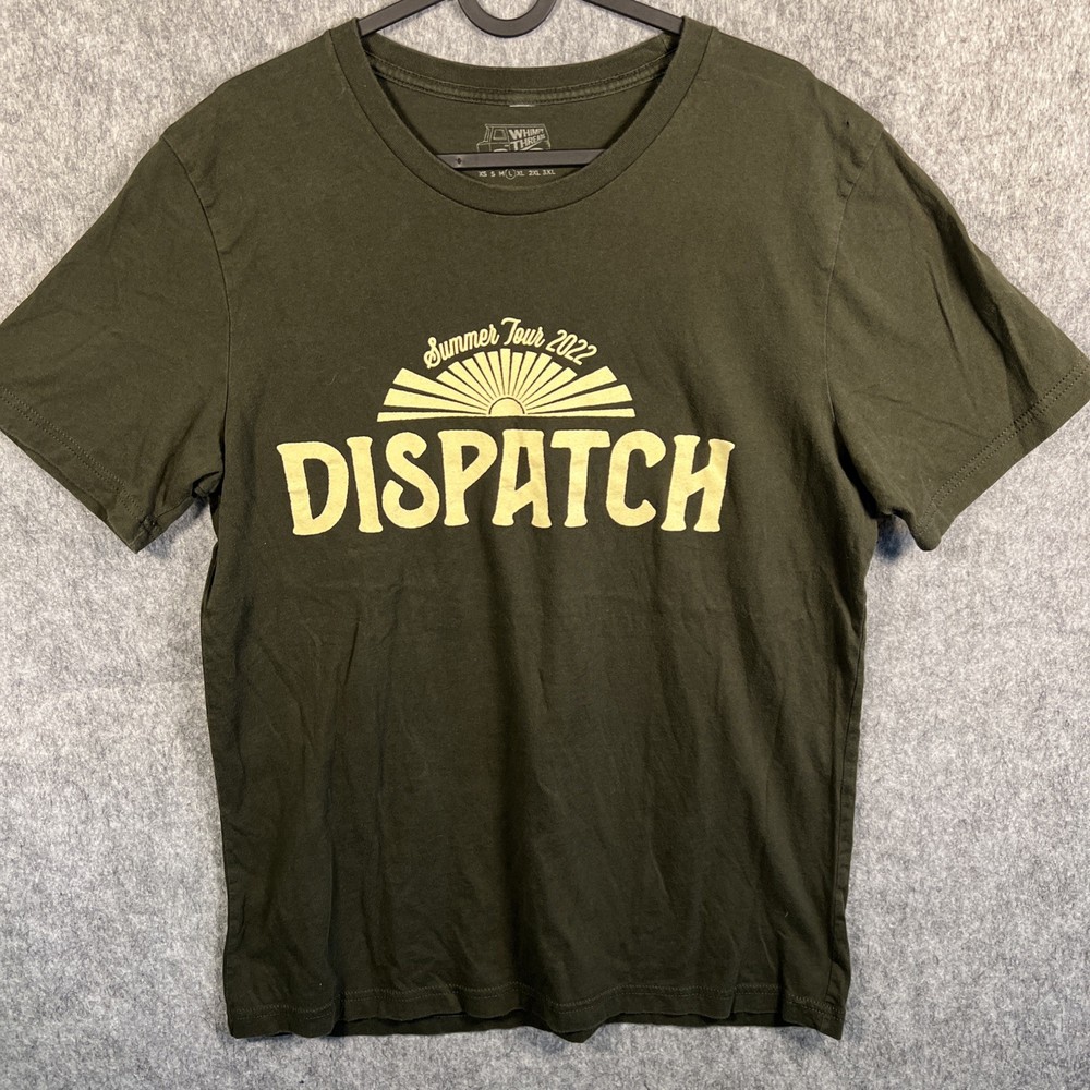 Dispatch Summer Tour 2022 Large T-Shirt Deep Green Concert Tour Short Sleeve