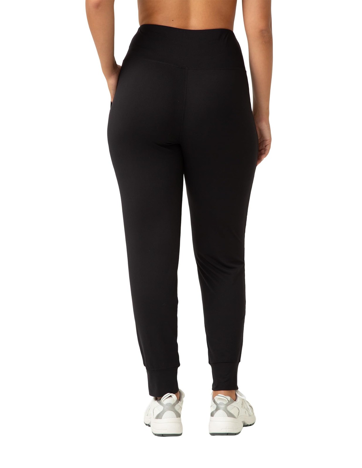 Women's Athletic Jogger for Women with 4-Way Stretch and Pockets Tapered High... gallery