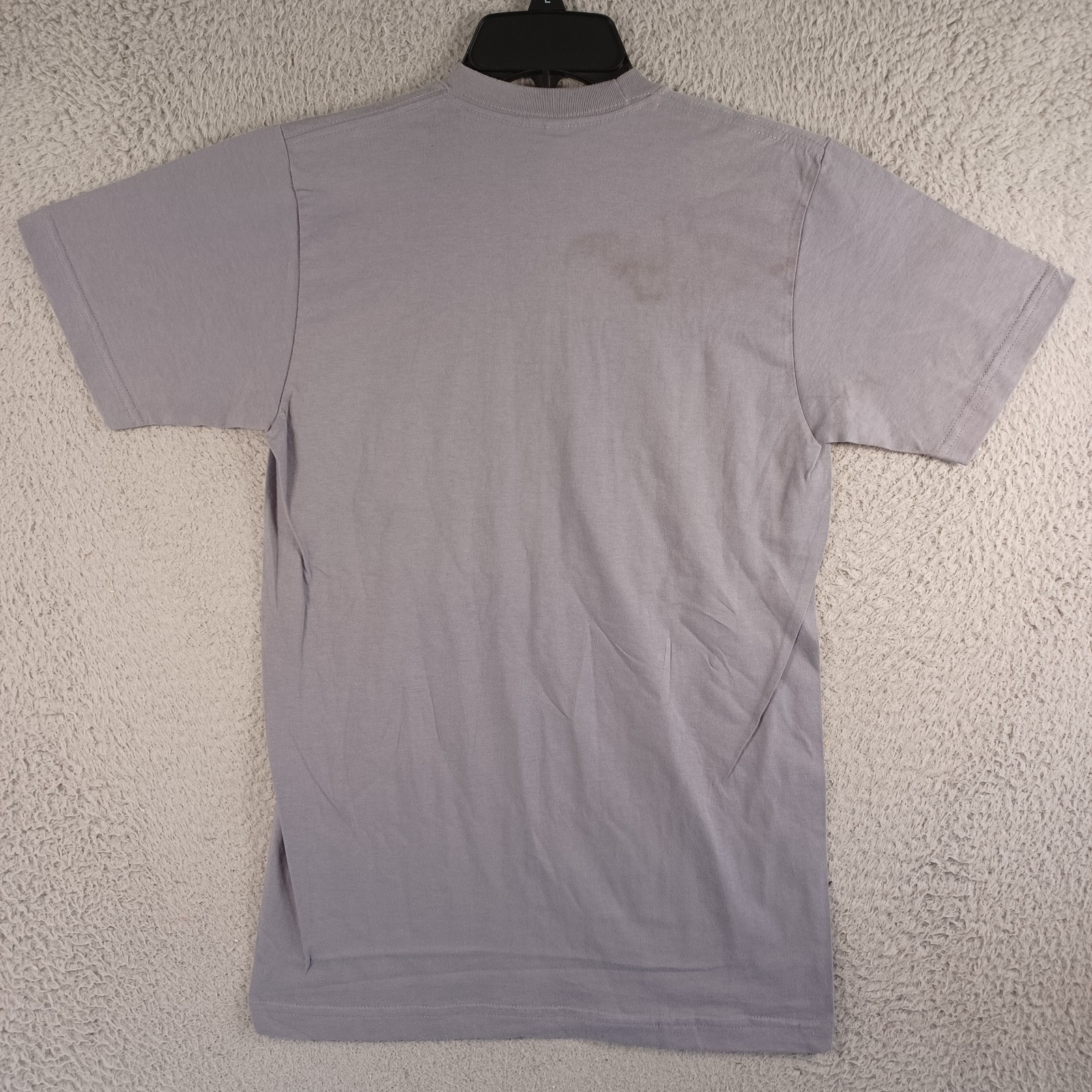 American Apparel Mens Gray T-Shirt Size Small Gomez Crew Neck Short Sleeve Soft gallery