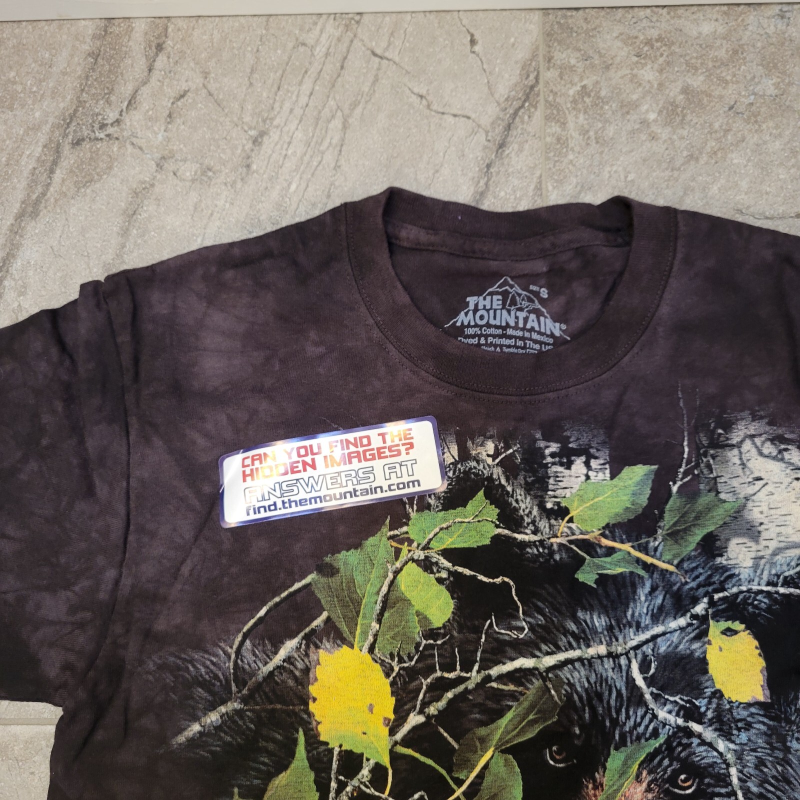 NEW Black Bear The Mountain Bears Rocky Grizzly Forest Cotton T-Shirt small gallery