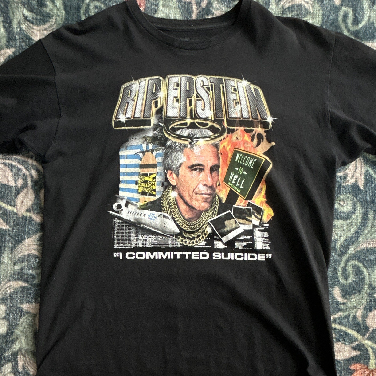 Sam Hyde MDE Jeffery Epstein Suicideboys T Shirt Large ***AUTHENTIC*** gallery