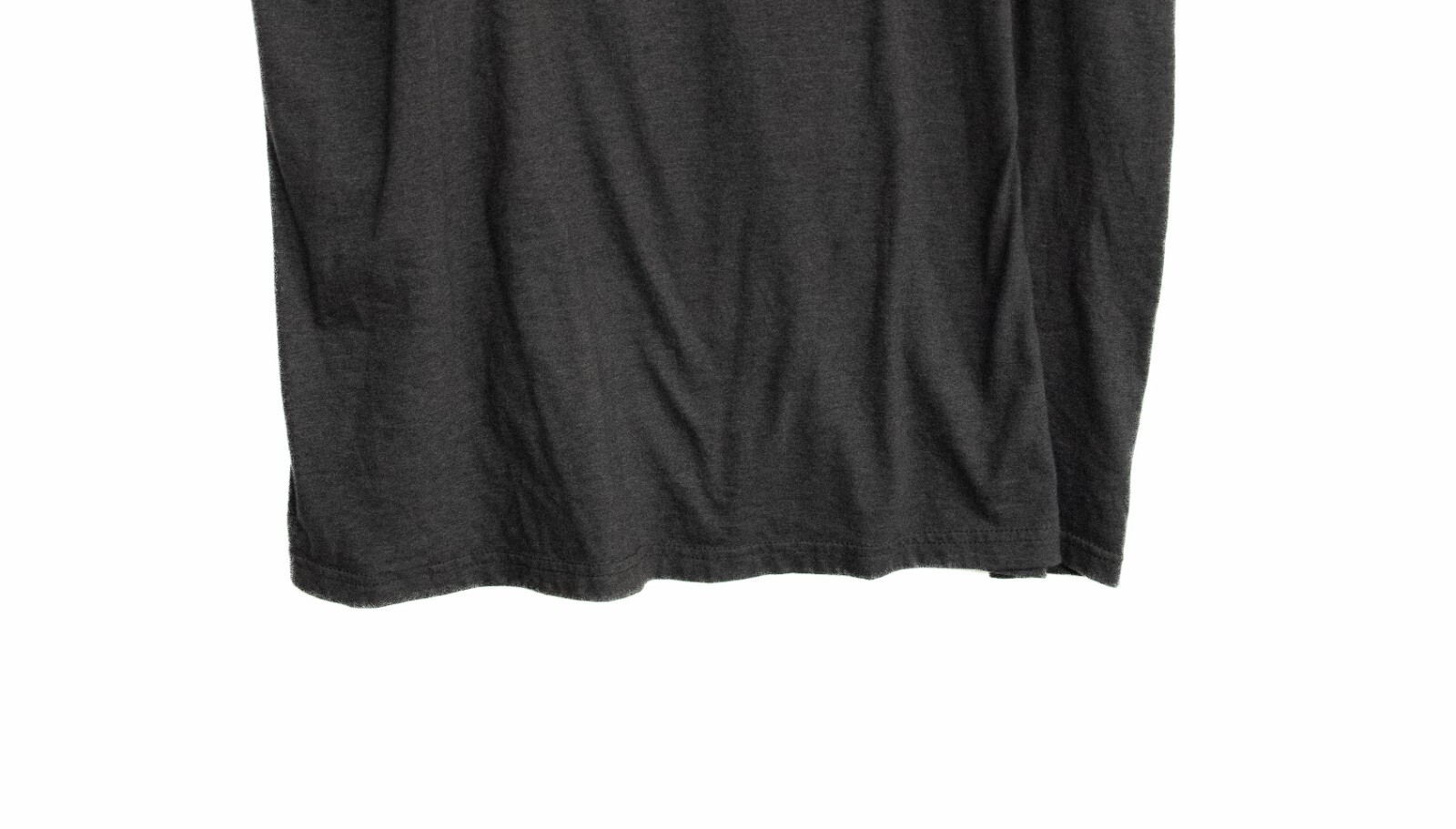 BCG Mens Gray Polycotton T Shirt Solid Blank Casual Pullover Short Sleeve 2XL gallery