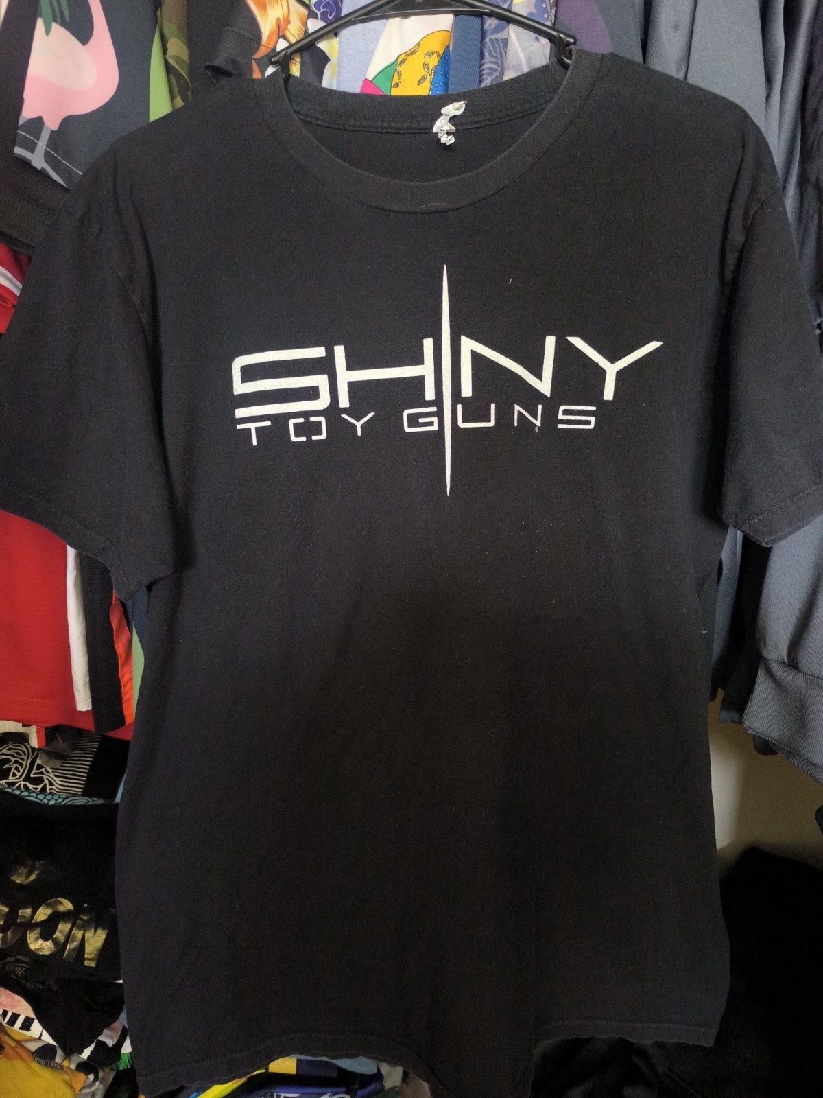 Shiny toy guns indie rock post punk 2014 tour double sided concert tee shirt s/m gallery