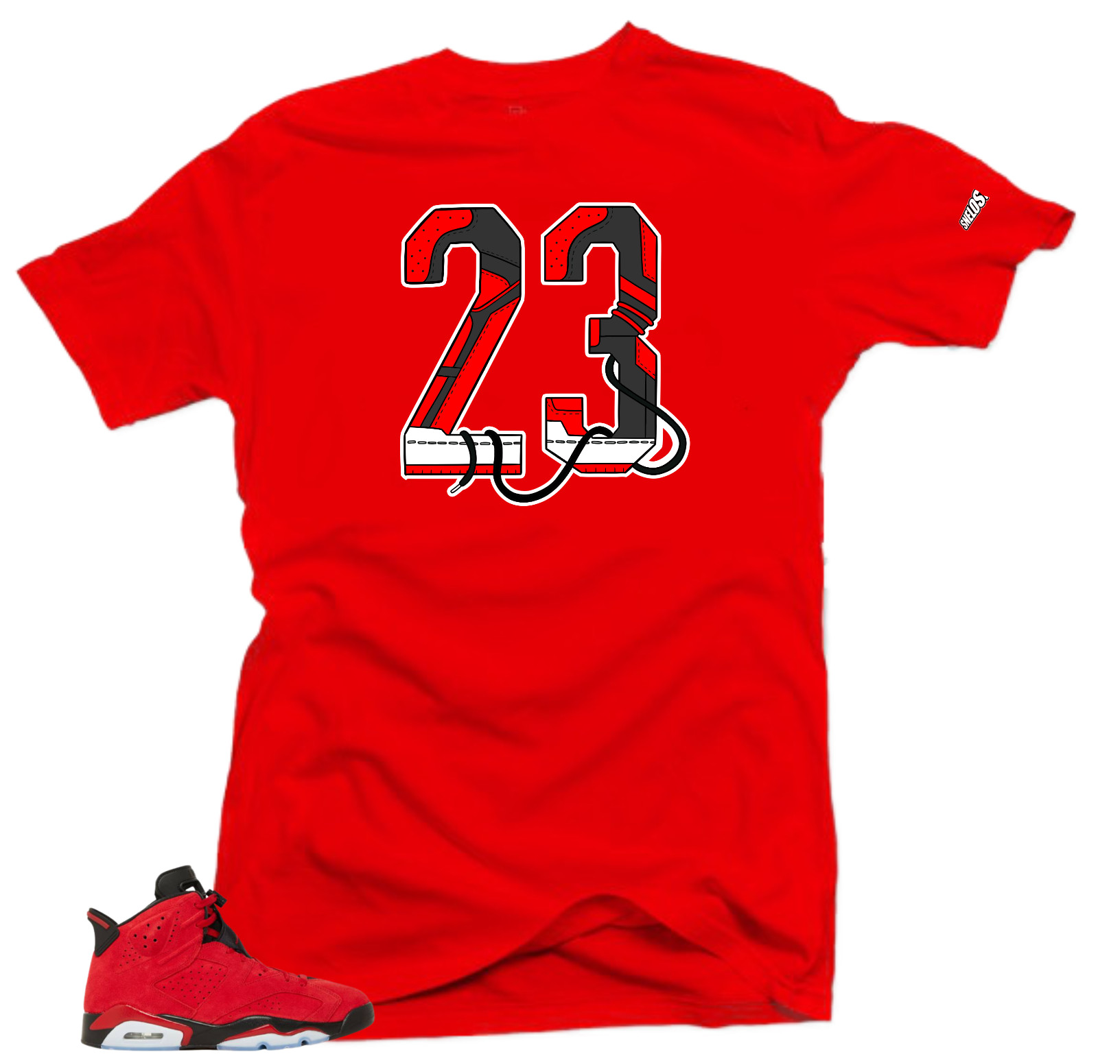 Shirt To Match Jordan 6 Toro Bravo Snelos 23 Sneaker tee gallery