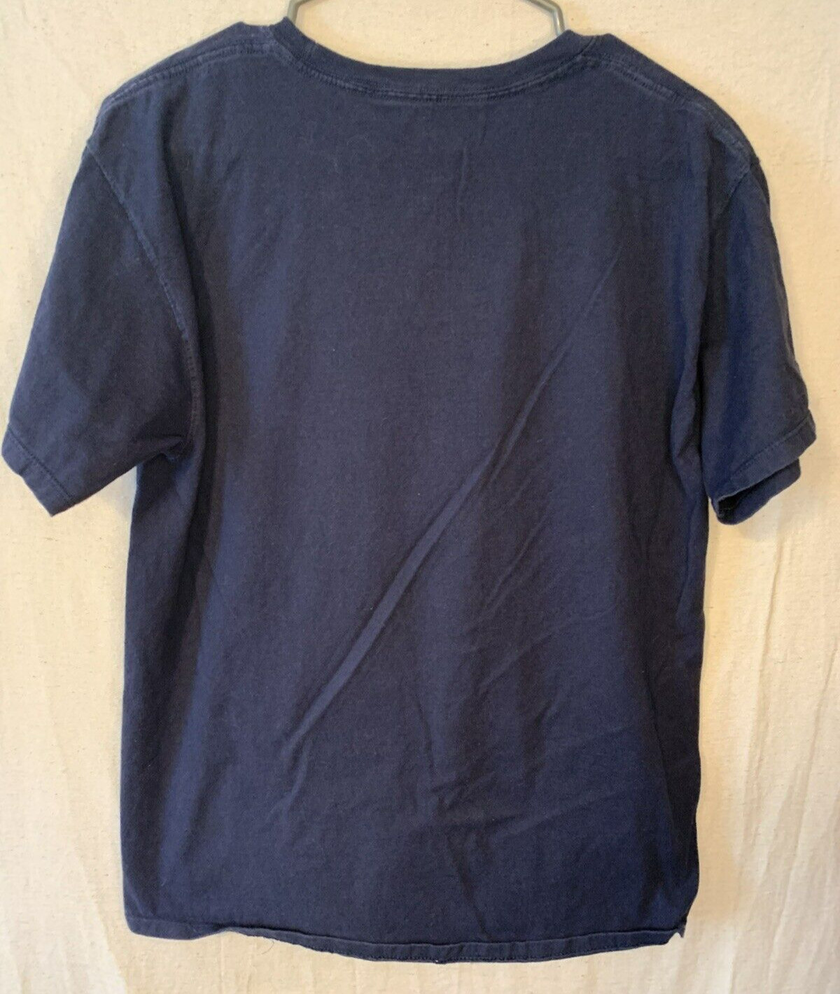 Champion T425 Shirt Adult Medium Blue Logo Casual Outdoors Camping Mens gallery