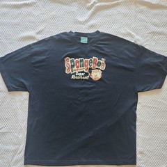 Vintage 2001 Y2K Custom Nickelodeon Spongebob Squarepants T-Shirt XXL