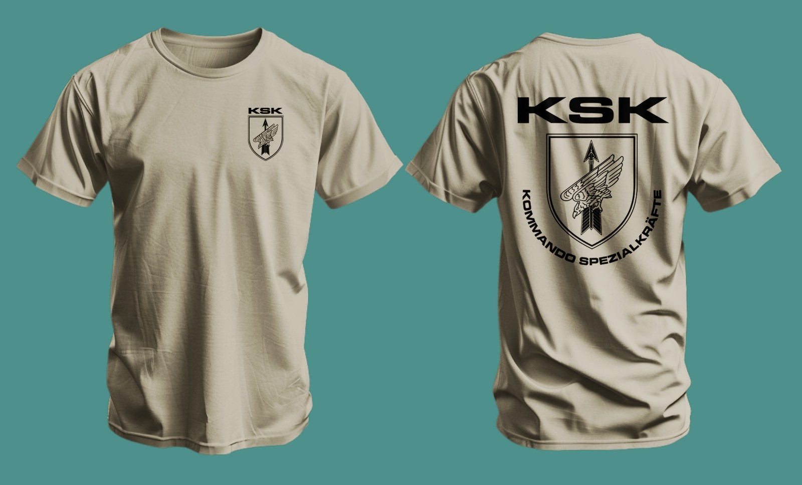 German Army KSK Special Forces T-Shirt Kommando Spezialkräfte Tactical Tee gallery