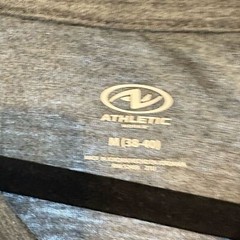 Athletic Works Gray And Tan Long Sleeve Tees Size Medium (Lot Of 2)