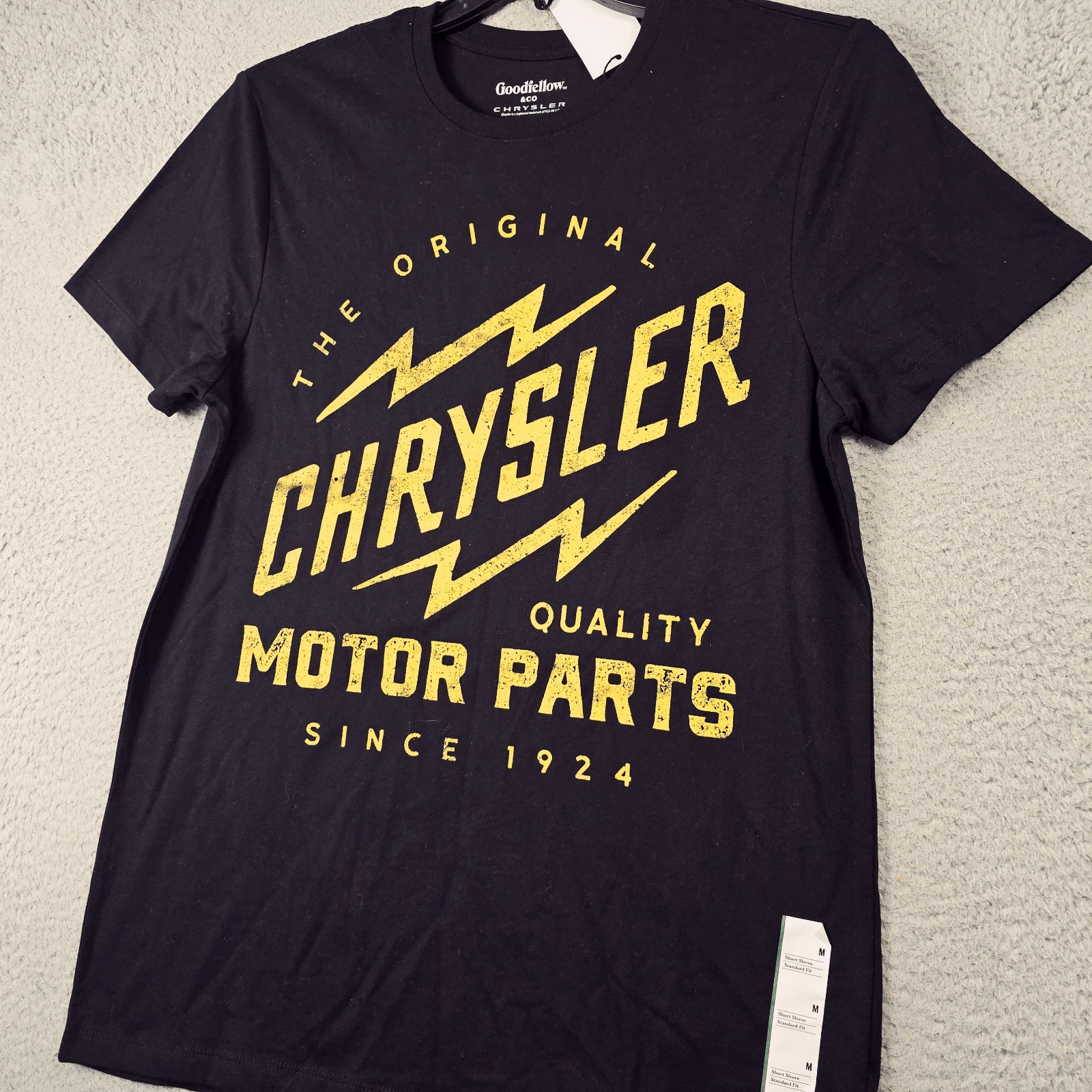 Chrysler Shirt Mens Medium Black Casual Mopar American Car Prowler Plymouth NWT gallery