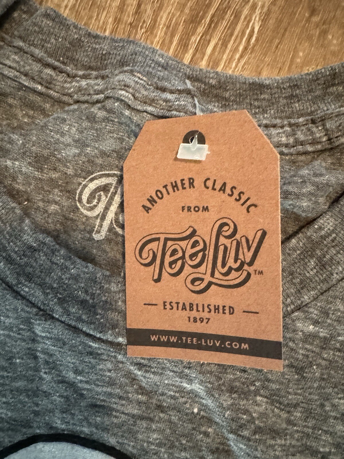 Popeye The Sailorman Tee Luv Gray Short Sleeve Tee Shirt T-Shirt Large gallery