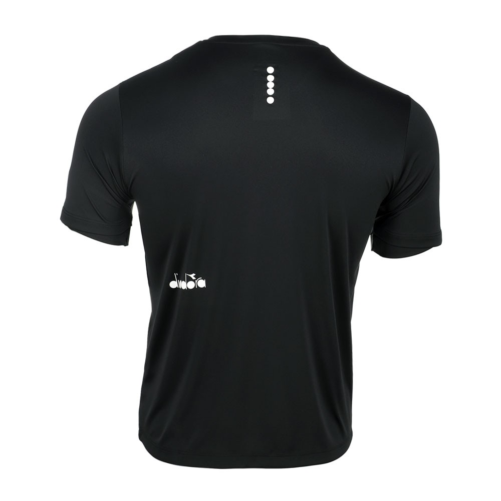 diadora Scudetto Training Crew Neck Short Sleeve Athletic T-Shirt Mens Black Cas gallery
