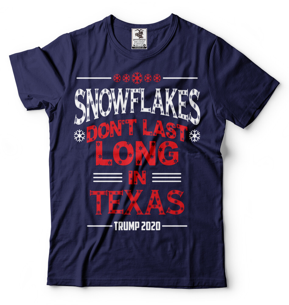 Snowflakes Dont Last Long in Texas Mens Tee shirt Trump 2024 Rally Campaign Tee gallery