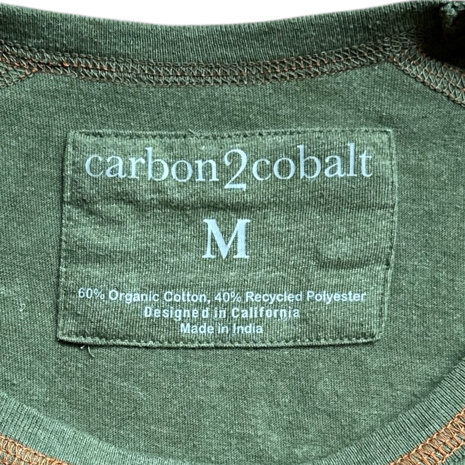 Carbon 2 Cobalt Short Sleeve T-Shirt Mens Sz Medium Green gallery