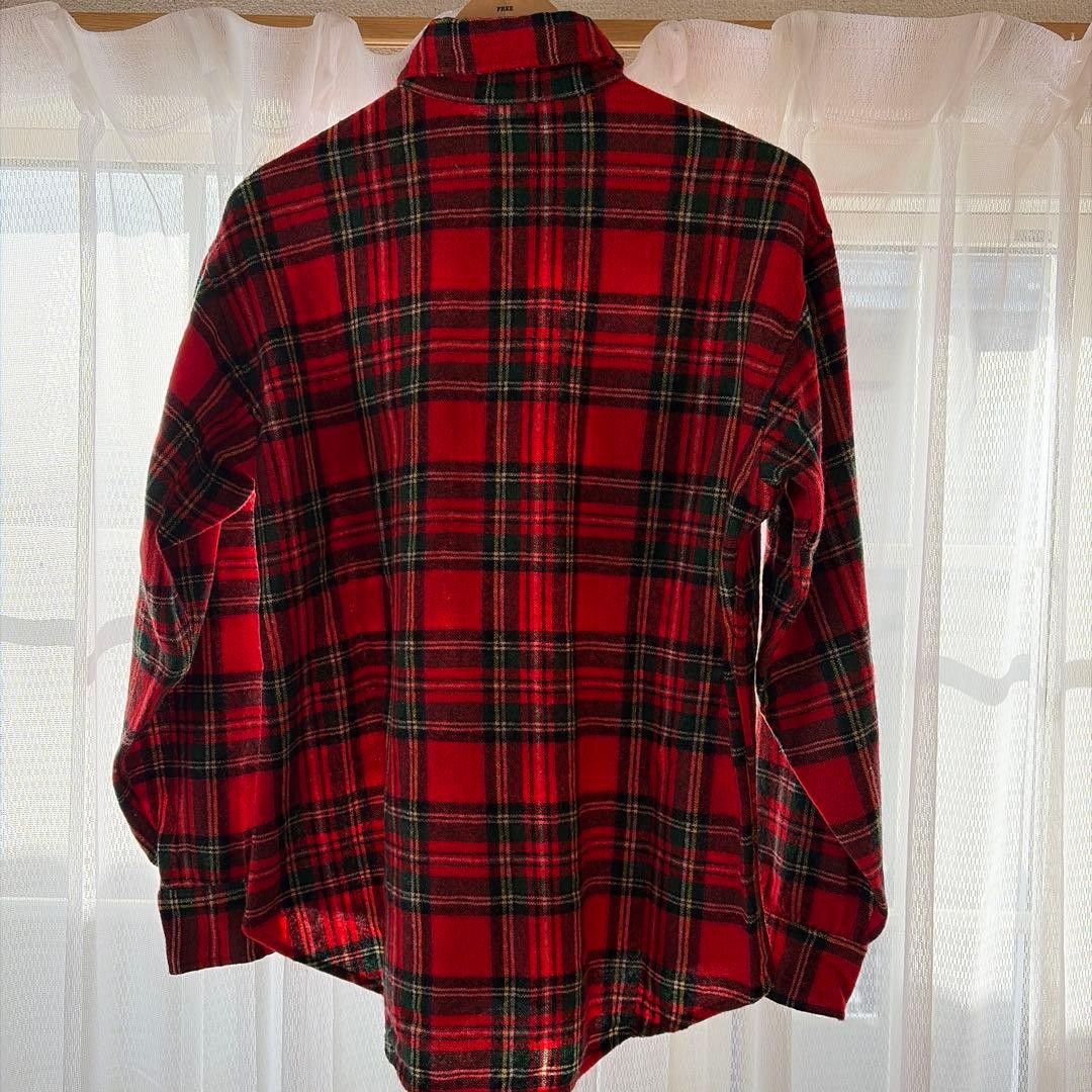 Visvim Men Top Hudson Bay Wool Shirt L Red Vintage Limited Edition VHTF Designer gallery