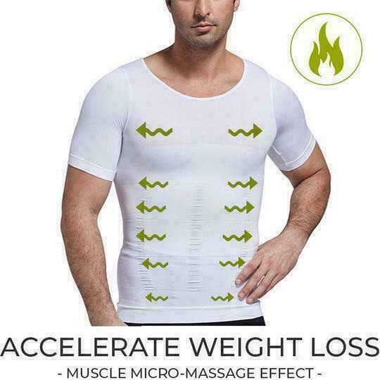 Classix Man Body Toning T-Shirt The Ultra Durable Body Compression Shapewear Top gallery