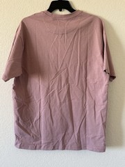 Kenneth Cole Medium 100% Cotton Mauve Knit Pocket Spring T-Shirt NWT $49