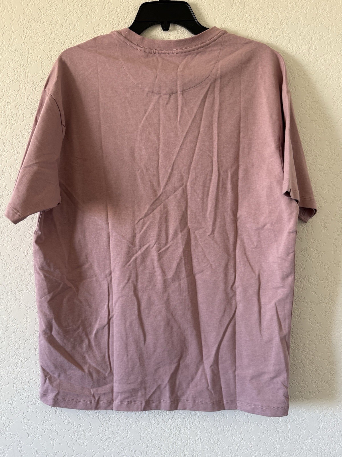 Kenneth Cole Medium 100% Cotton Mauve Knit Pocket Spring T-Shirt NWT $49 gallery