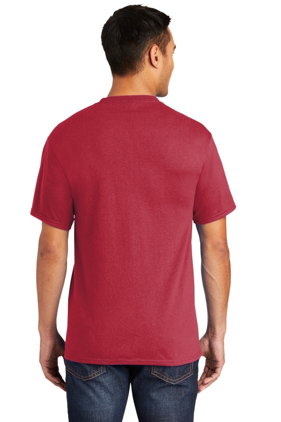 Port & Company PC55PT Mens Big & Tall Short Sleeve Core Blend Pocket T-Shirt gallery