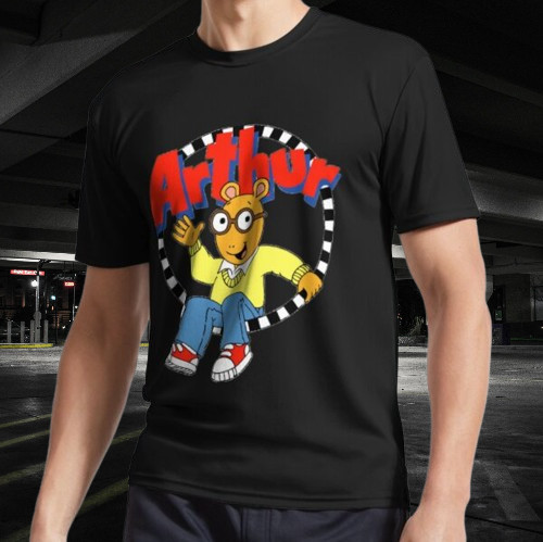Arthur Logo Active T-Shirt Funny ALL Size Mode American