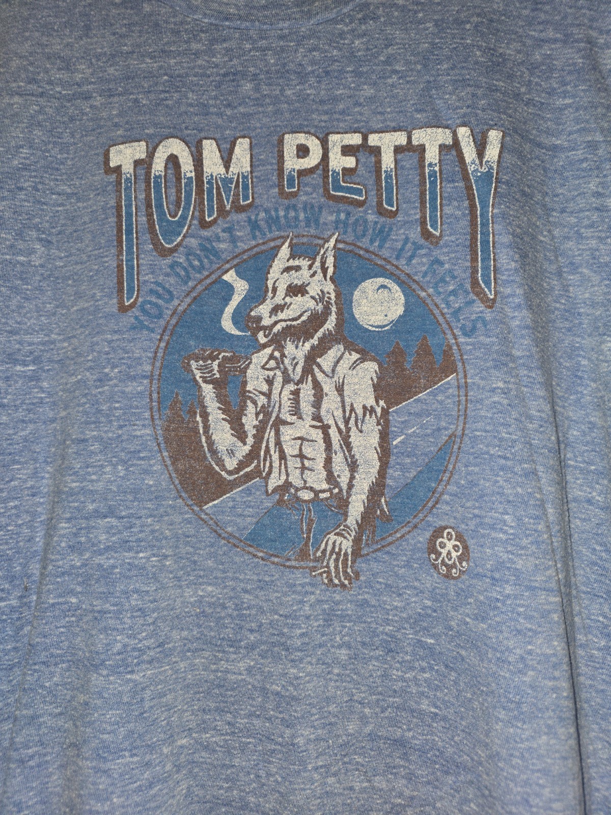 Official Tom Petty You Dont Know How It Feels T Shirt Licensed SOLD OUT Blue gallery