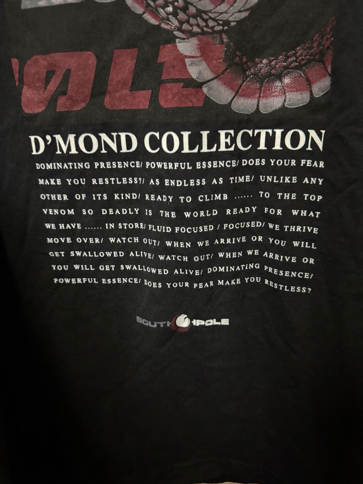 Vintage Southpole D Mond Collection Snake Graphic Shirt 2XL Y2K 00 Streetwear gallery