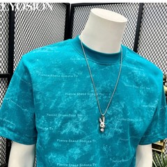 Men’s Premium Cotton Short Sleeve Tee Textured Casual Loose Fit Summer T-Shirt