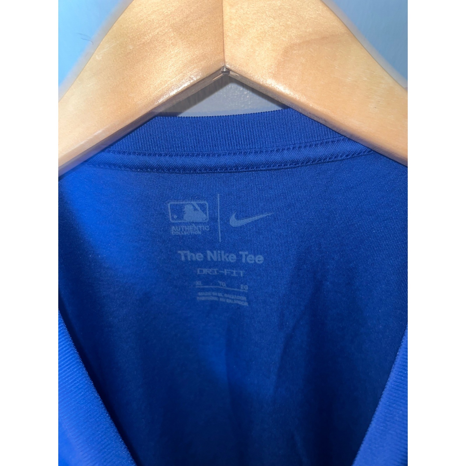 Nike Kansas City Royals Baseball Dri-FIT Long Sleeve Shirt Blue Mens XL MLB gallery