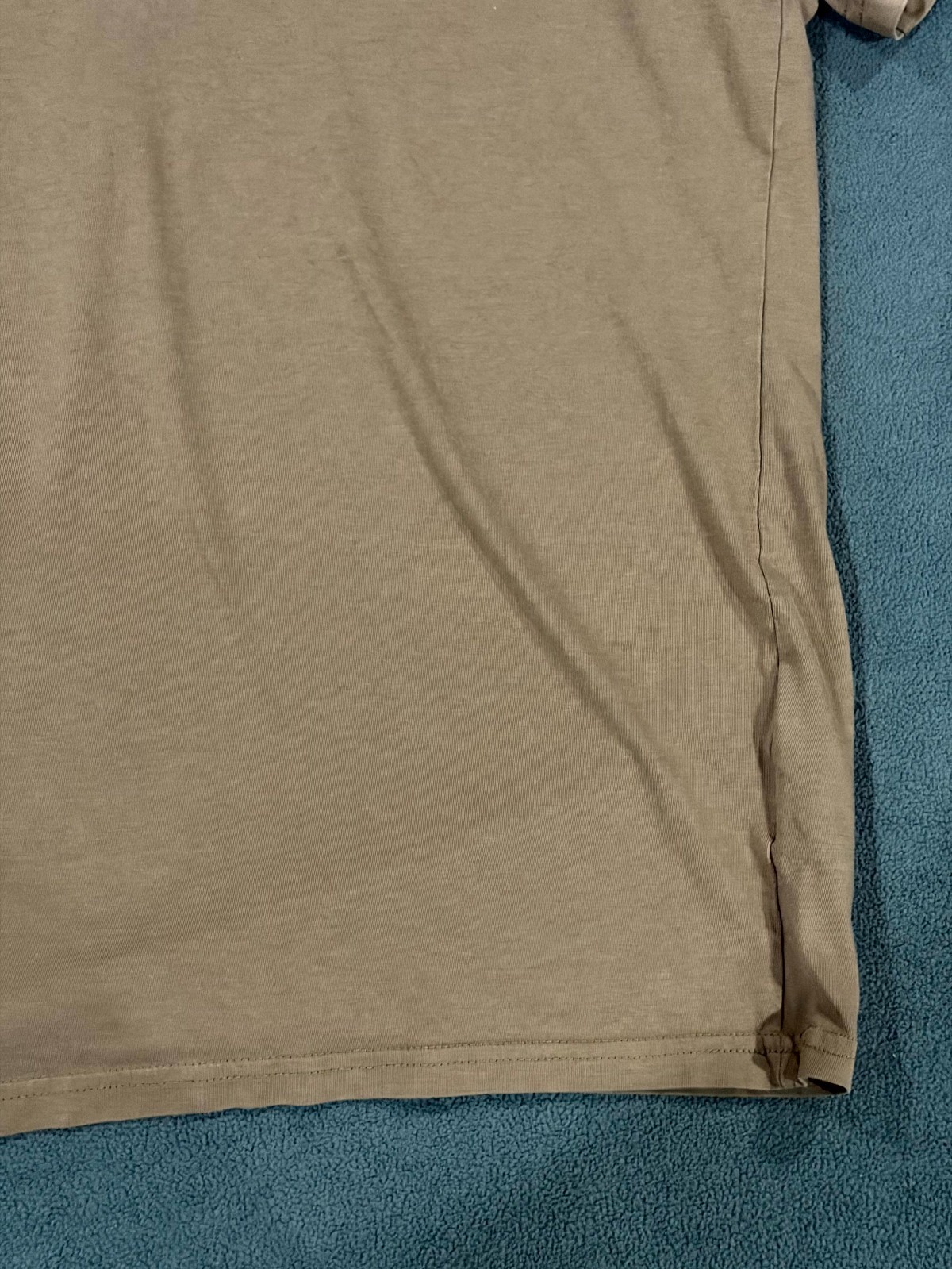 H&M T Shirt Mens Medium Brown Cotton Short Sleeve Regular Fit Crew Neck Casual gallery
