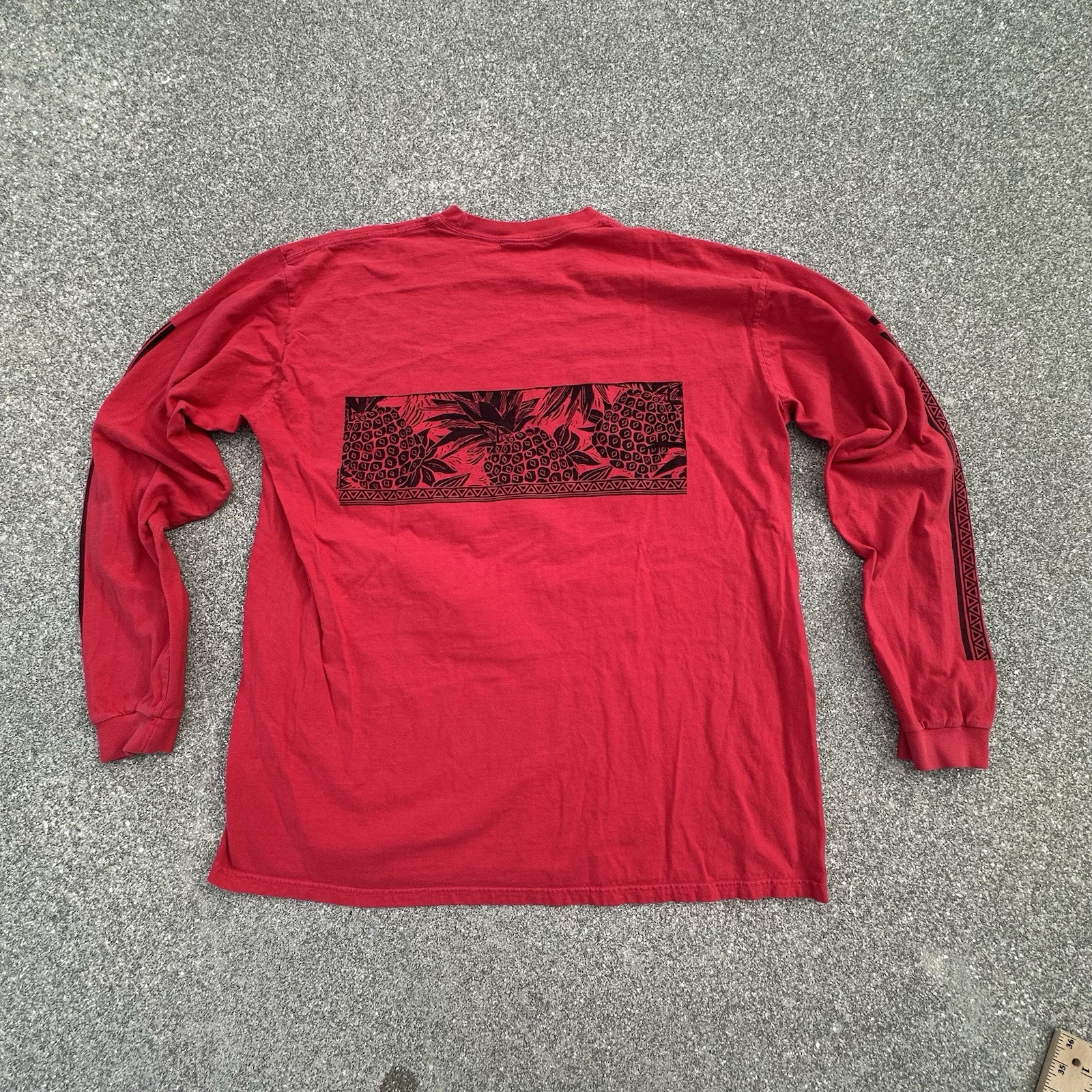 Crazy Shirts Hawaii Candy Apple Red Dyed Shirt Mens Large (23x29) Regular Y2K gallery