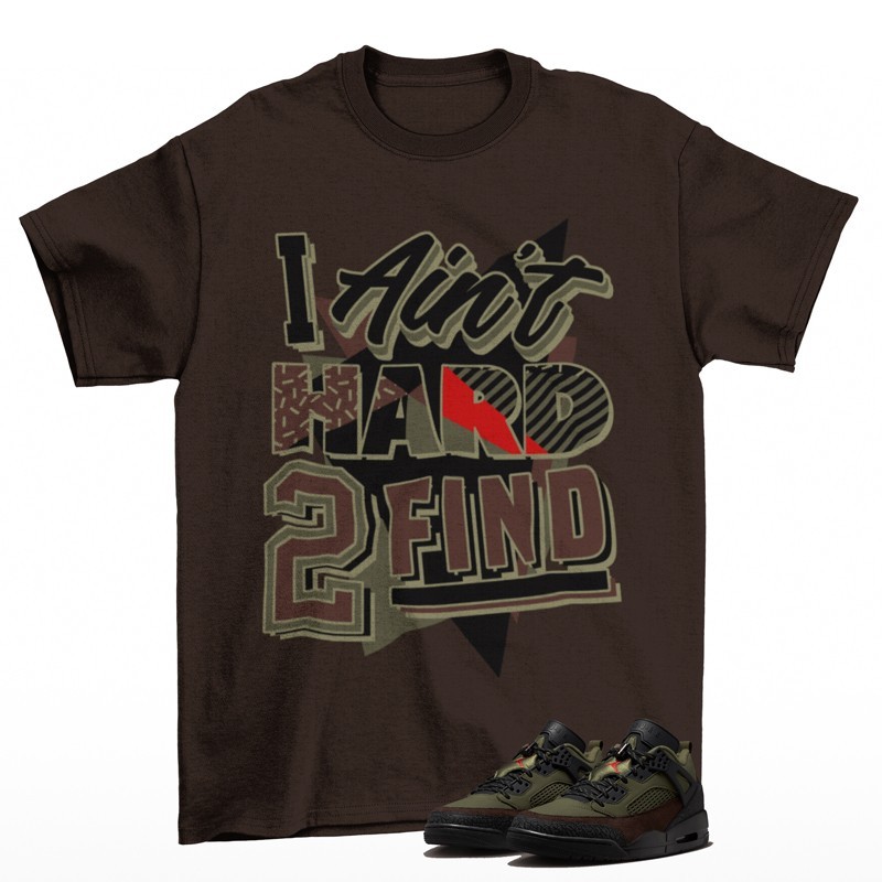 Find Out Shirt Brown to Match Jordan Spizike Low Beef Broccoli IH1782-200 gallery