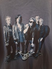 Aerosmith Tshirt Just Push Play World Tour 2001 XL Slate Blue Vintage Giant NWOT