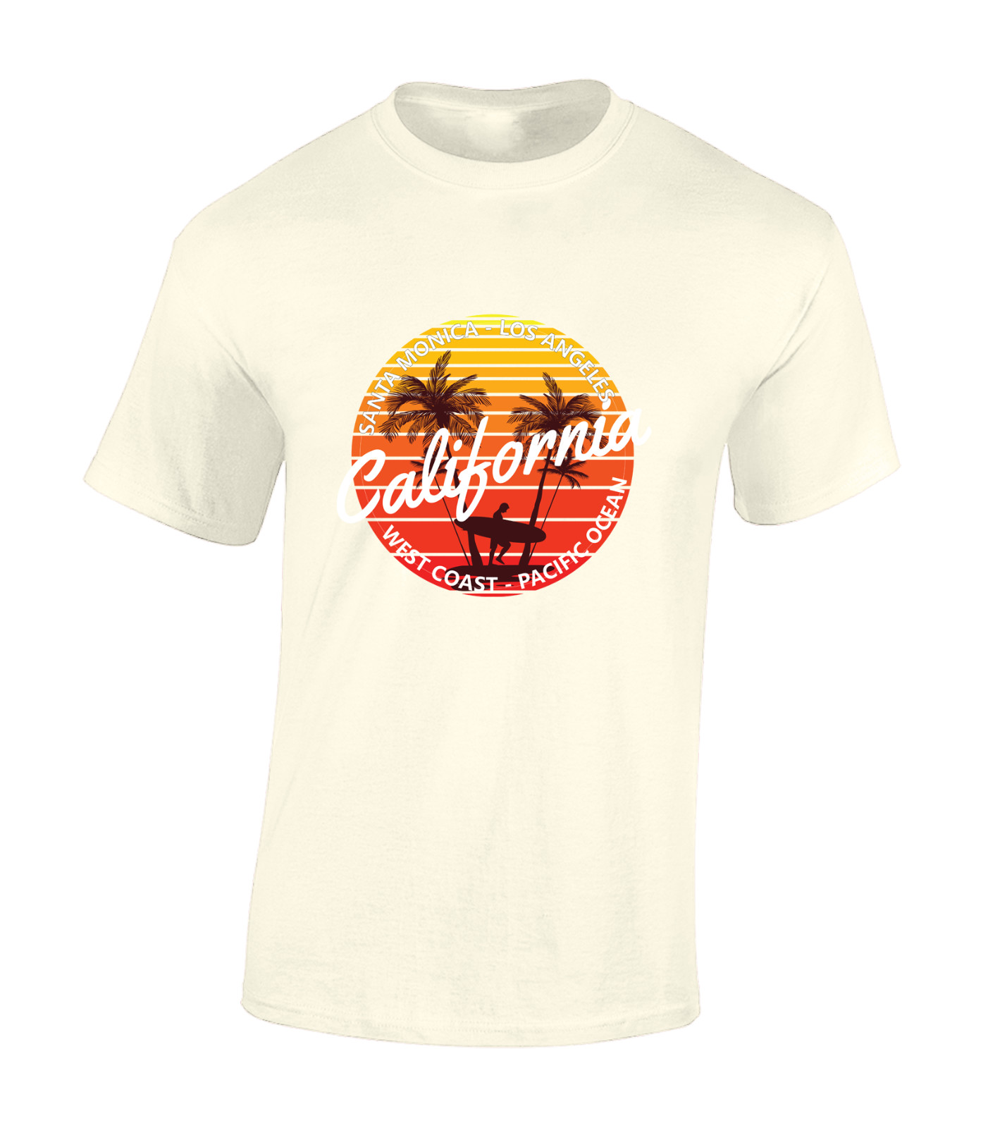 CALIFORNIA WEST COAST MENS T SHIRT COOL SUMMER BEACH HOLIDAY CLOTHING TOP gallery