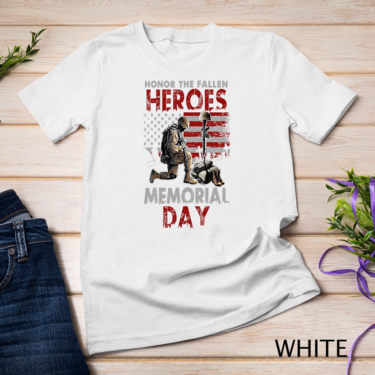Memorial Day – Honor The Fallen Heroes – US Veteran T-Shirt Unisex T-shirt