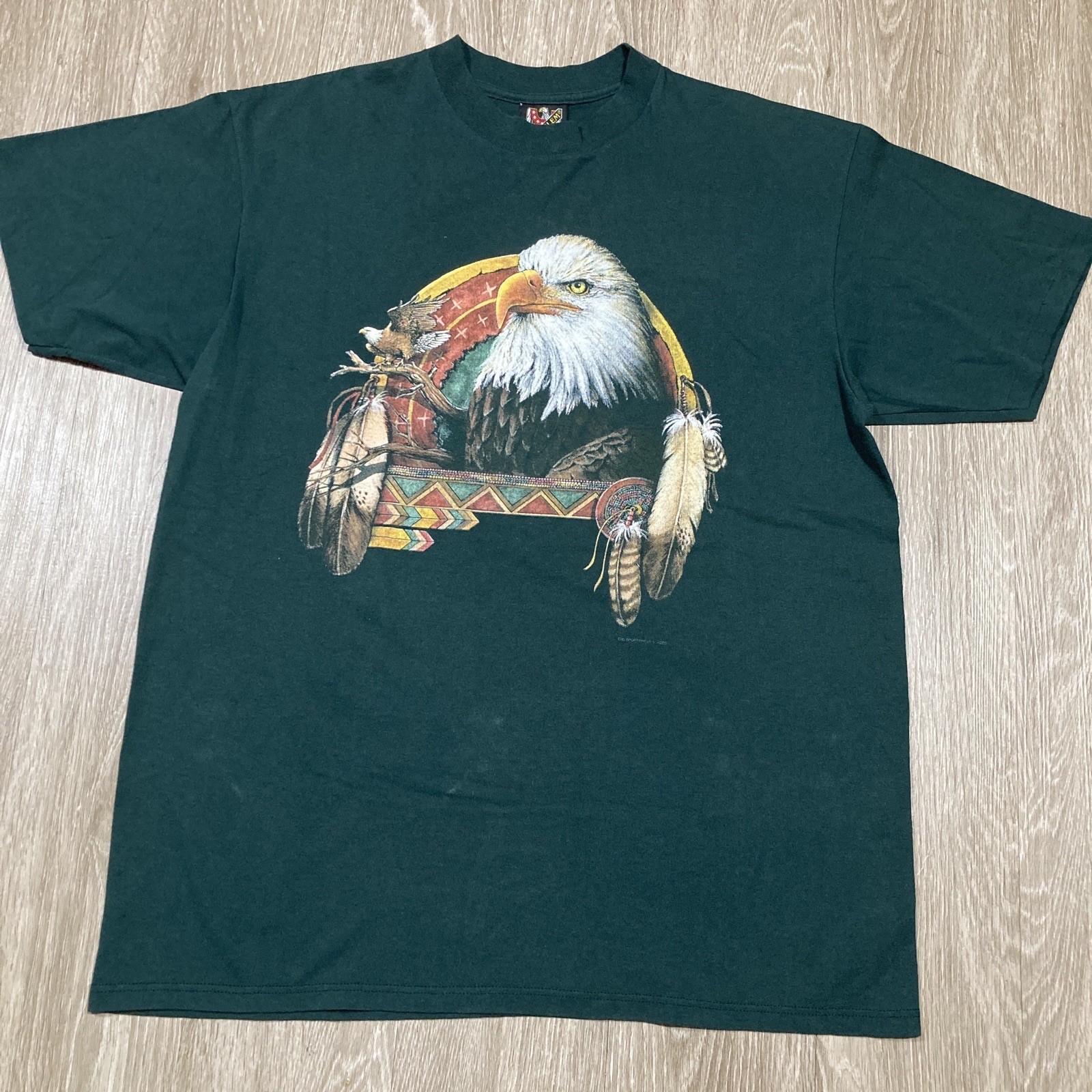 Harley Shirt XL 90s 3D Emblem Germany Native HD Biker Chopper Motorcycle Tee gallery
