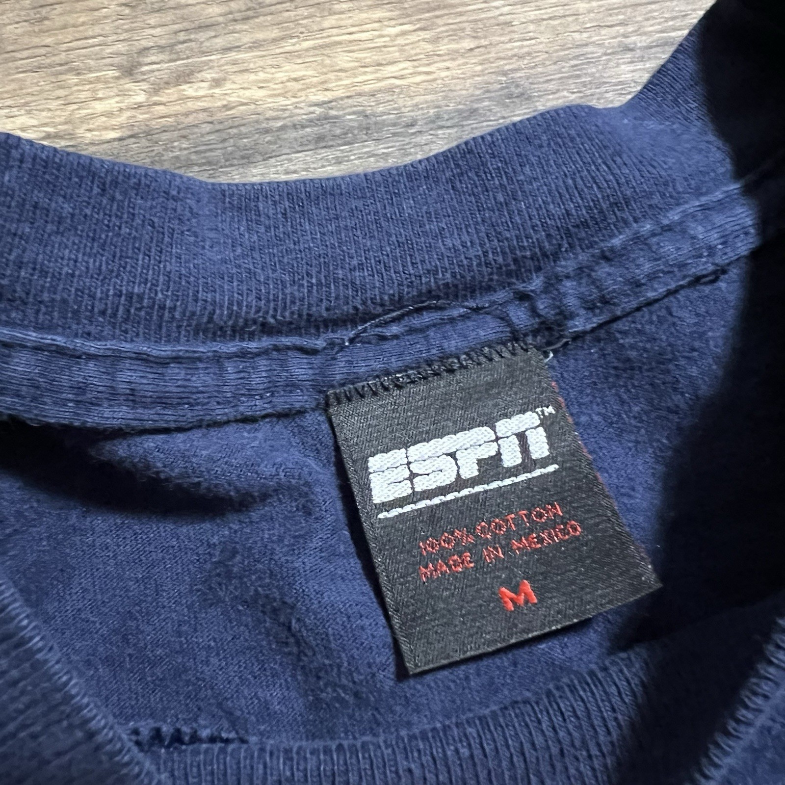 Vintage 90s ESPN 79 Radio Sportscenter T-Shirt Mens Size M Medium Blue gallery
