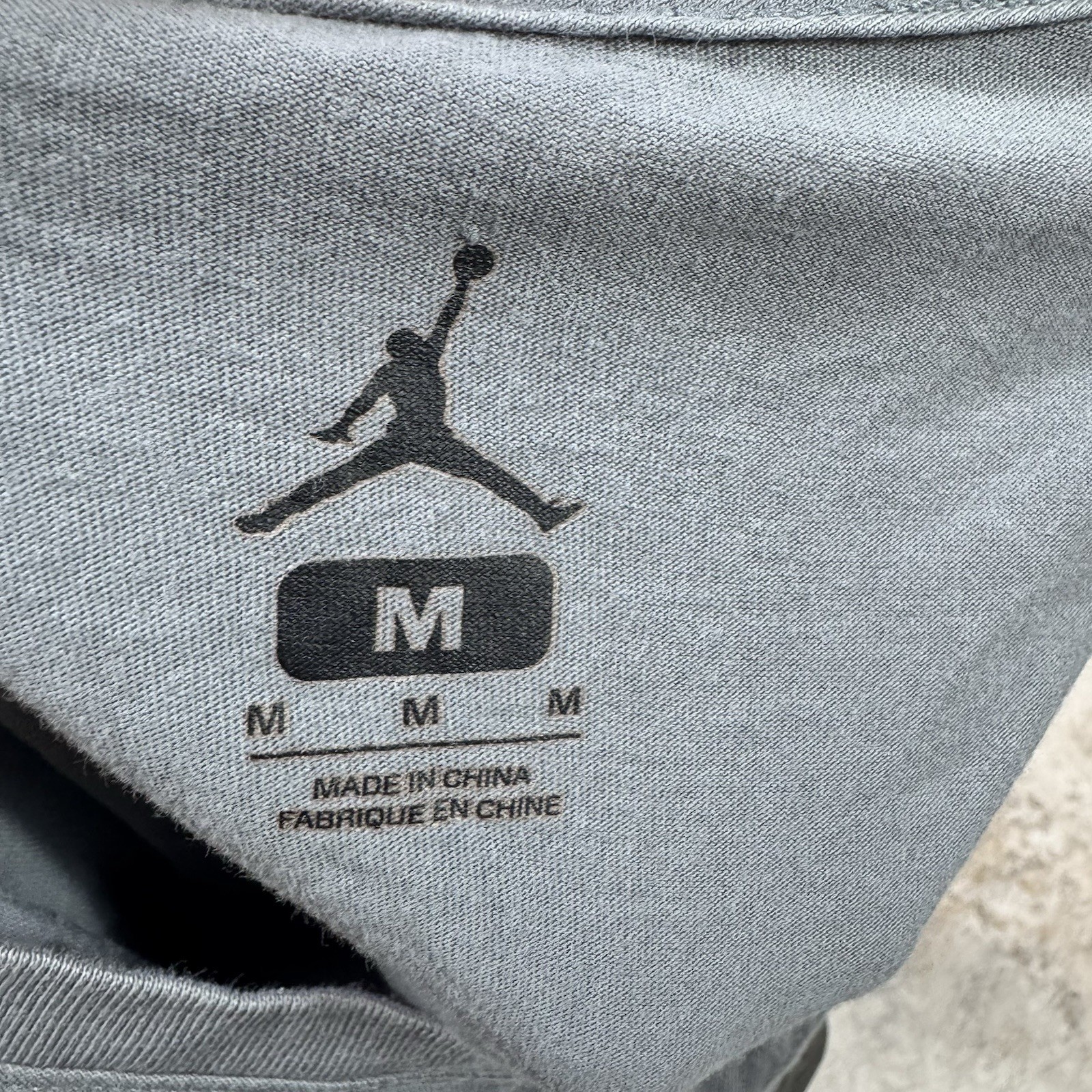 Jordan I'm Back #45 Nike Air Gray Shirt Mens Medium Short Sleeve Basketball gallery