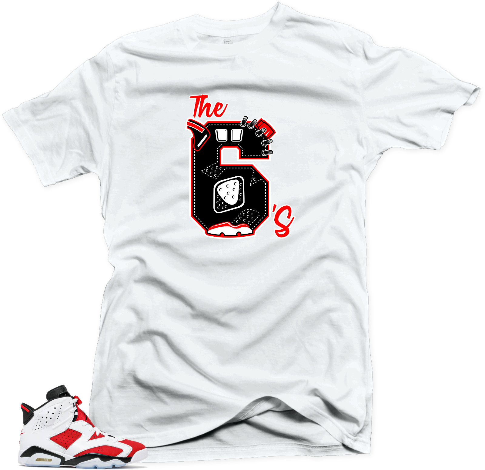 Shirt to Match Jordan Retro 6 Air Jordan Carmine. The 6’s Sneaker Tees