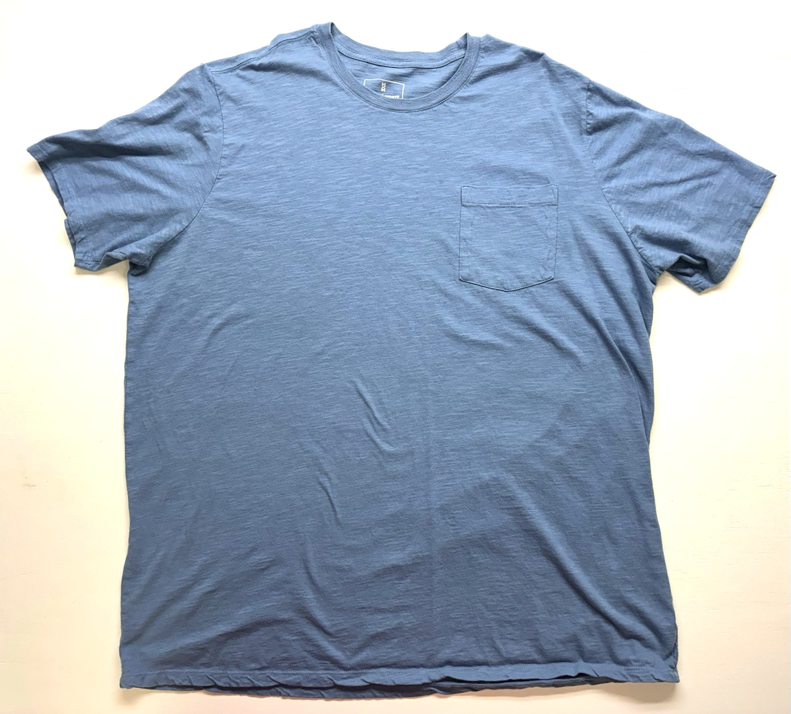 Mutual Weave Men's 3XLT Crew Neck Blue Pocket T-Shirt Short Sleeve Pre-owned gallery