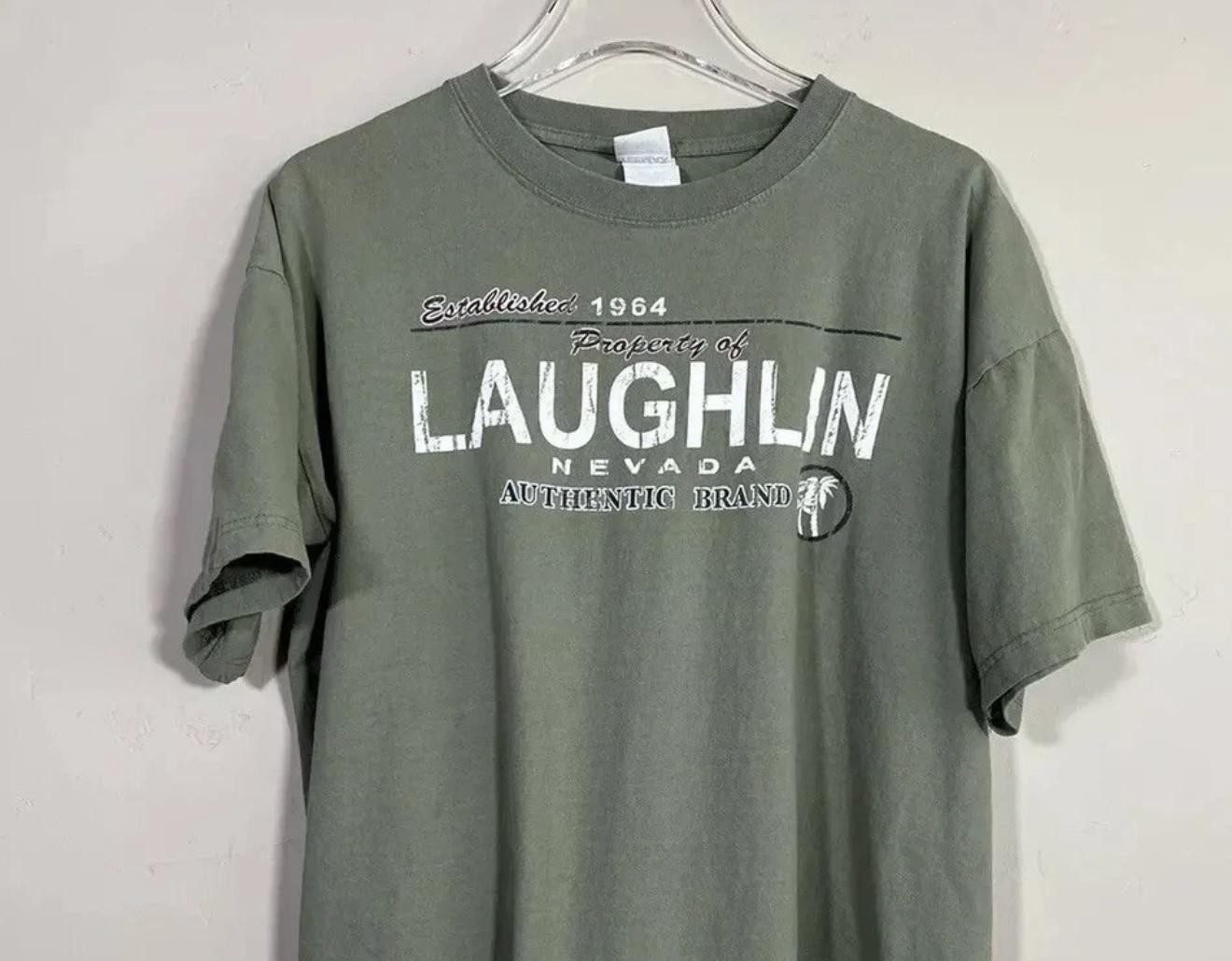 TEEMAX Shirt Mens XL Green Laughlin Nevada Established 1964 Graphic Tee gallery