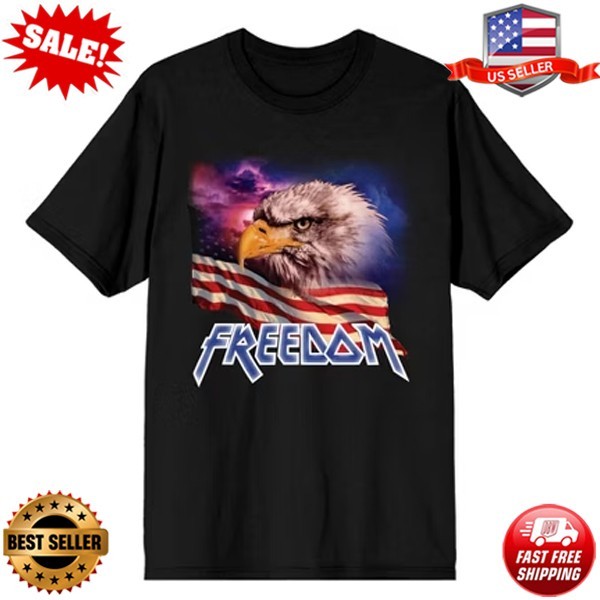 USA 250 Years Eagle Lightning T-Shirt Patriotic Freedom Bird T-Shirt S-5XL