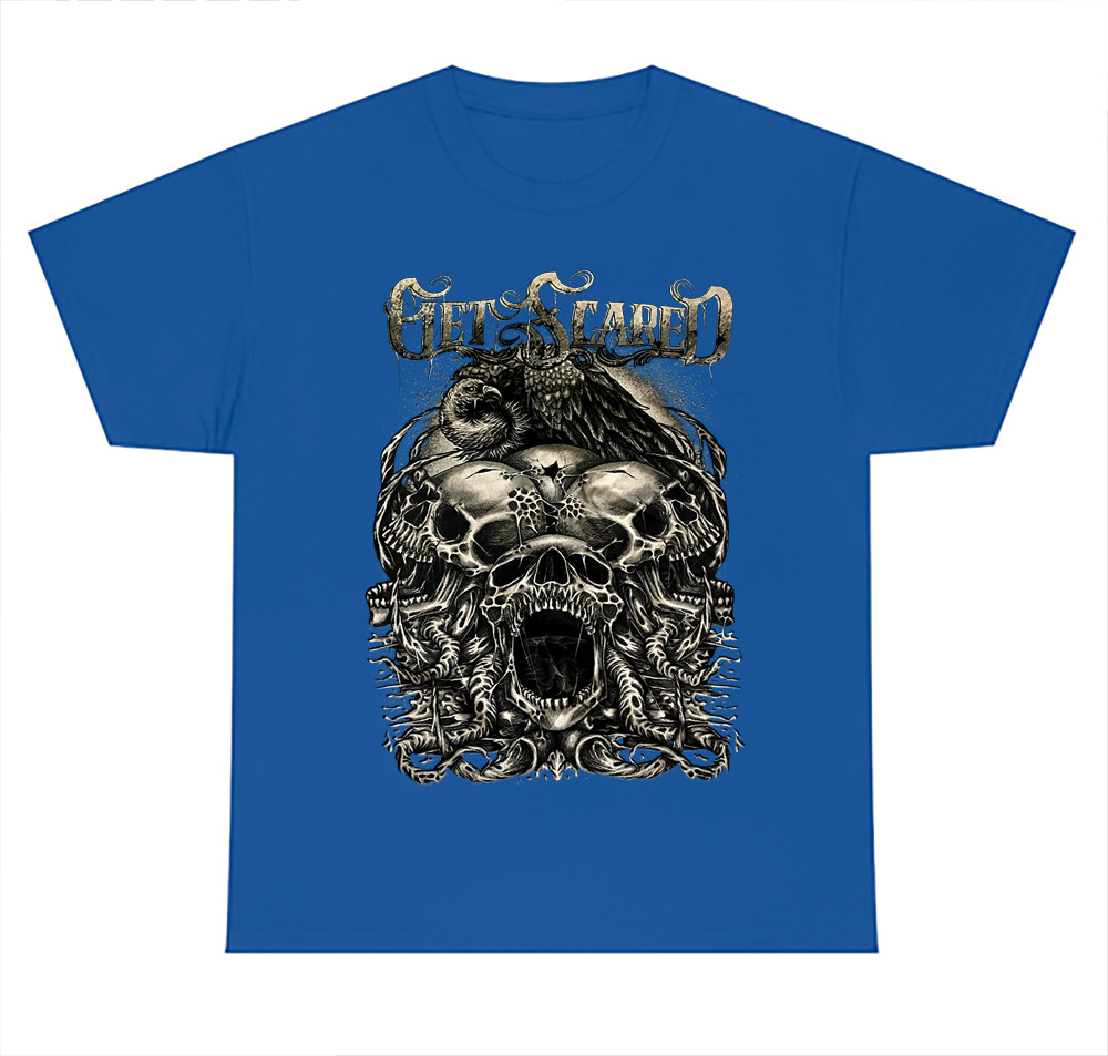 Vintage Get Scared Band Men T-shirt Black Short Sleeve All Sizes S-4XL JJ883 gallery