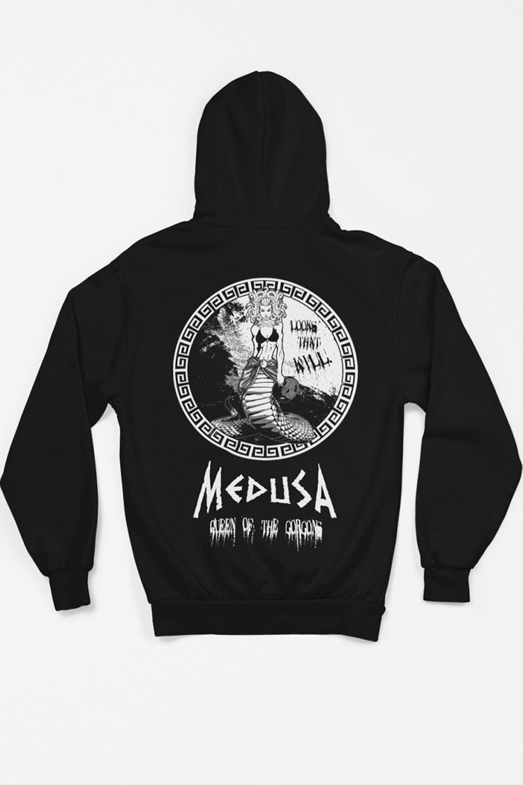 Iron Gods Medusa Hoodie Gym Hoodie Pump Cover Aesthetic Black Hoodie Gym Tee gallery