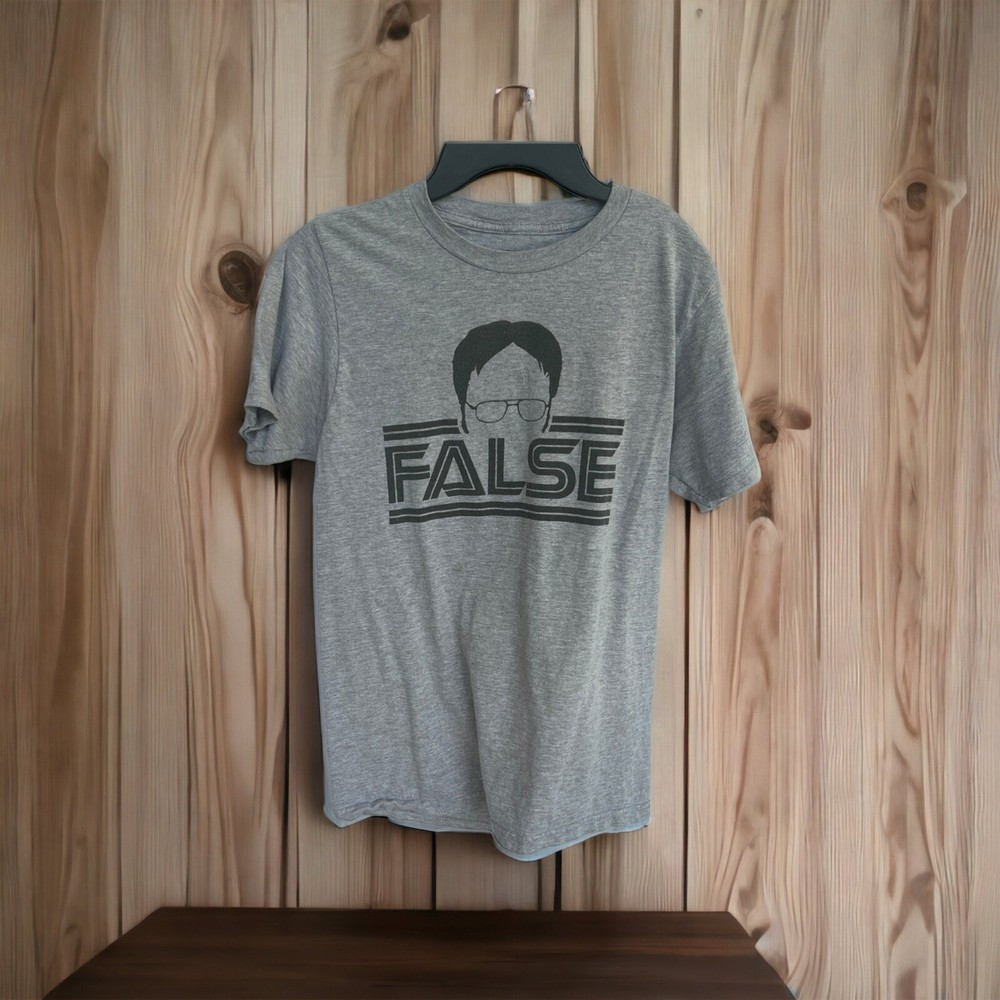 THE OFFICE Men’s T-Shirt Gray Short Sleeve Graphic Tee Size LARGE