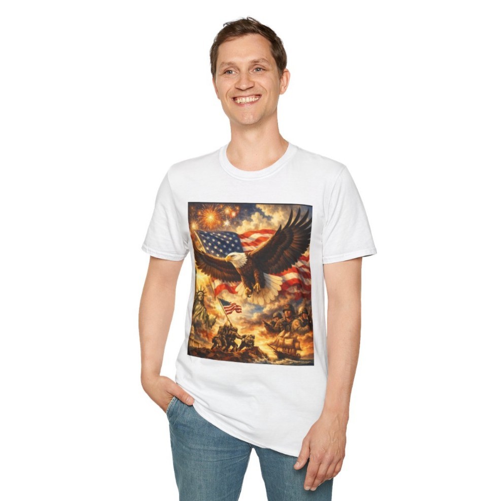 Unisex Softstyle T-Shirt America gallery