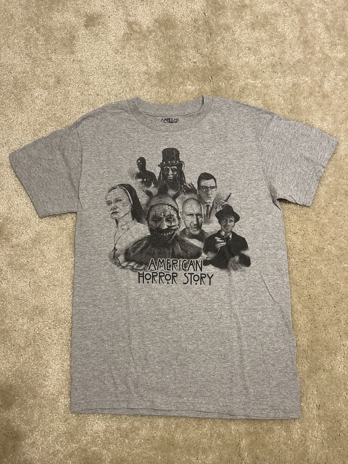 American Horror Story Shirt Mens Small TV Show Horror Villains Graphic Tee FX gallery