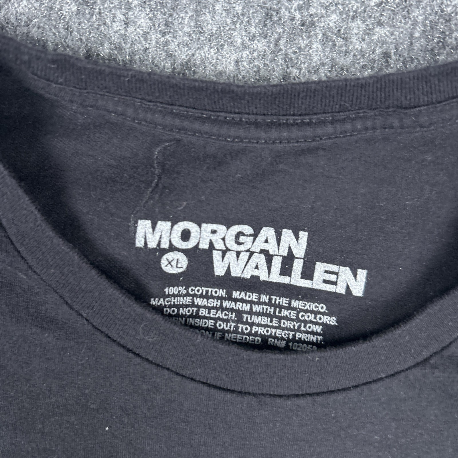 Morgan Wallen Shirt Mens XL Black 2024 Tour One Night At A Time Country Concert gallery