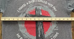 Vintage One Way Out Solid Light Bible Verse T-shirt Size S/M Christian