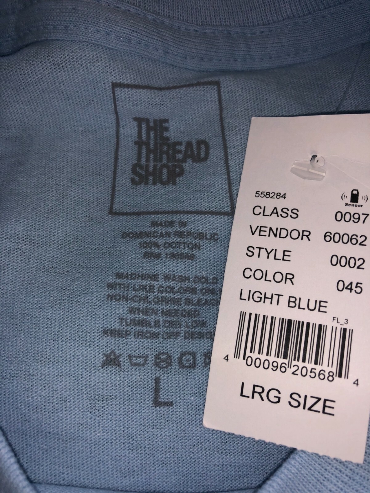 The Thread Shop Mens Lil Nas X Casual Light Blue Graphic Tee T Shirt Size Large gallery