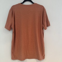 Vuori Strato Tech Tee Rust Brown Shirt Mens Large Gorpcore Athleisure Outdoors